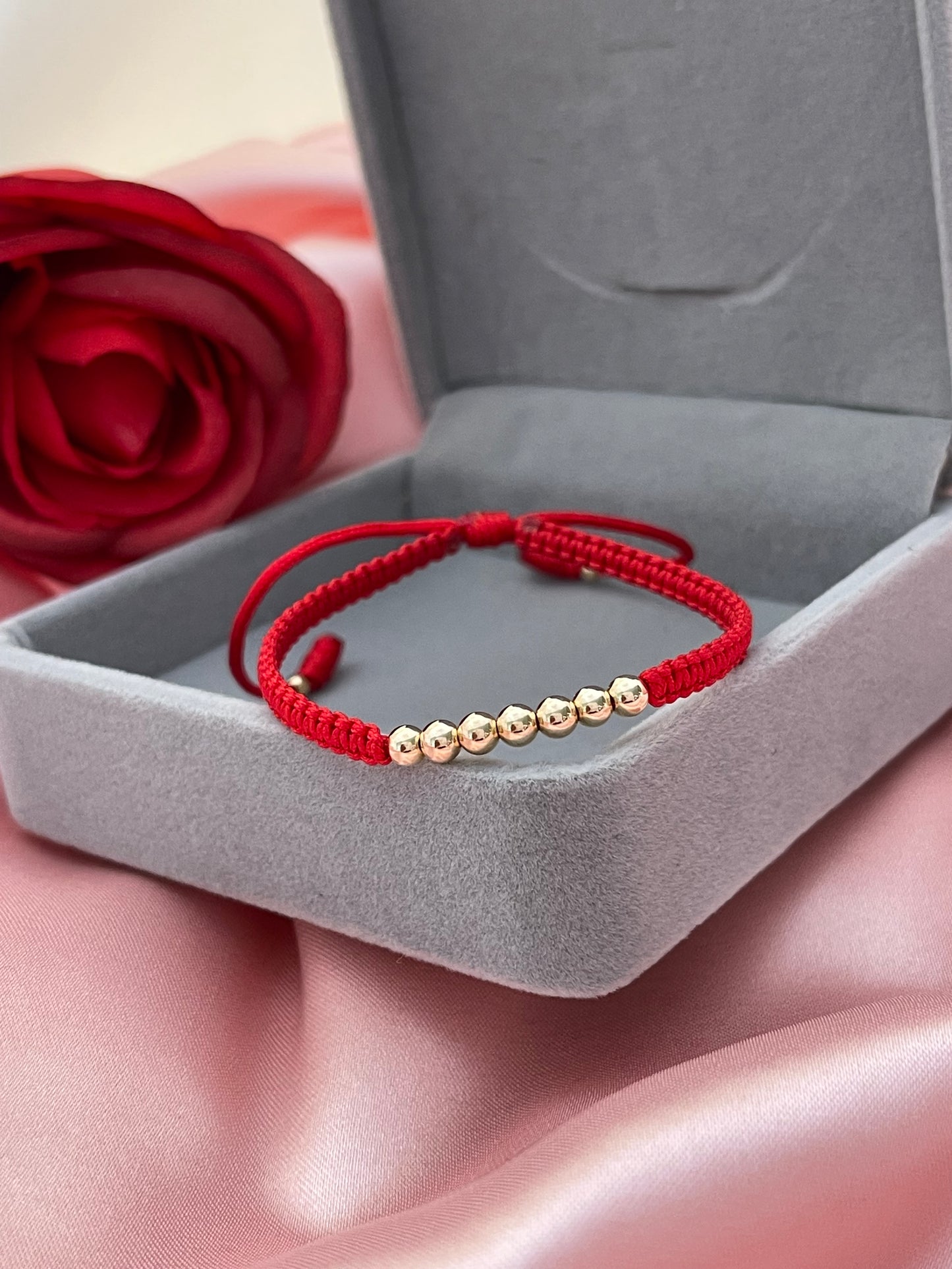 Pulsera para Pareja 7 balines 4mm