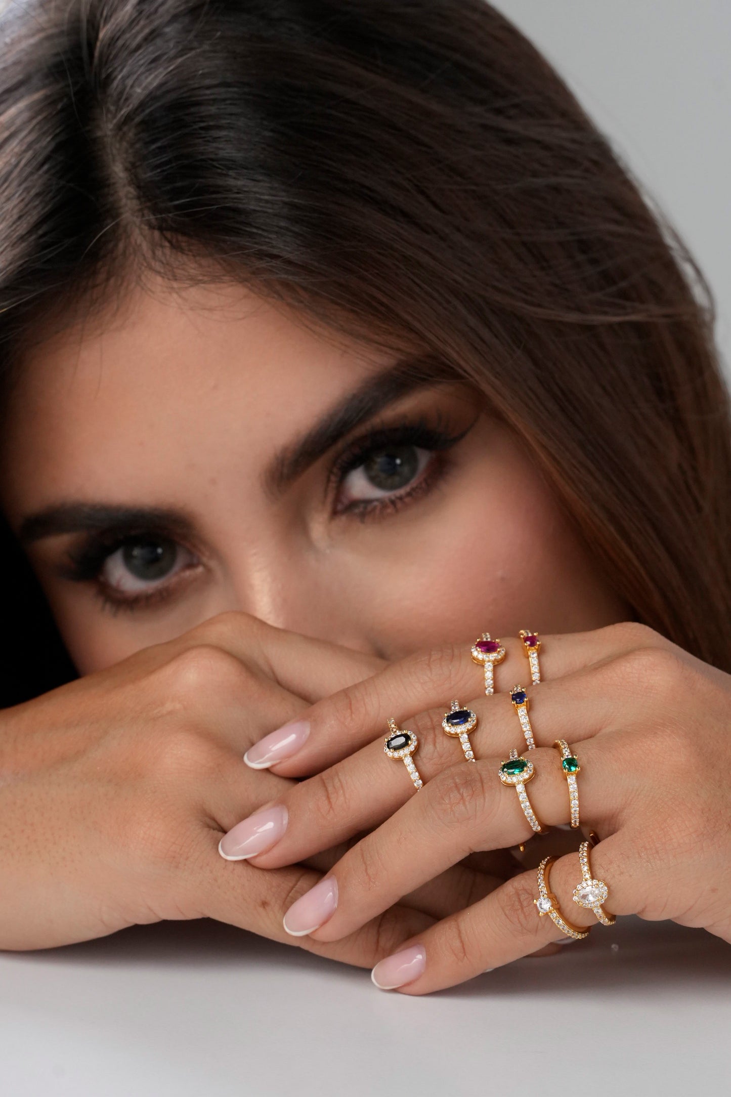 Anillo Gems Verde Ajustable