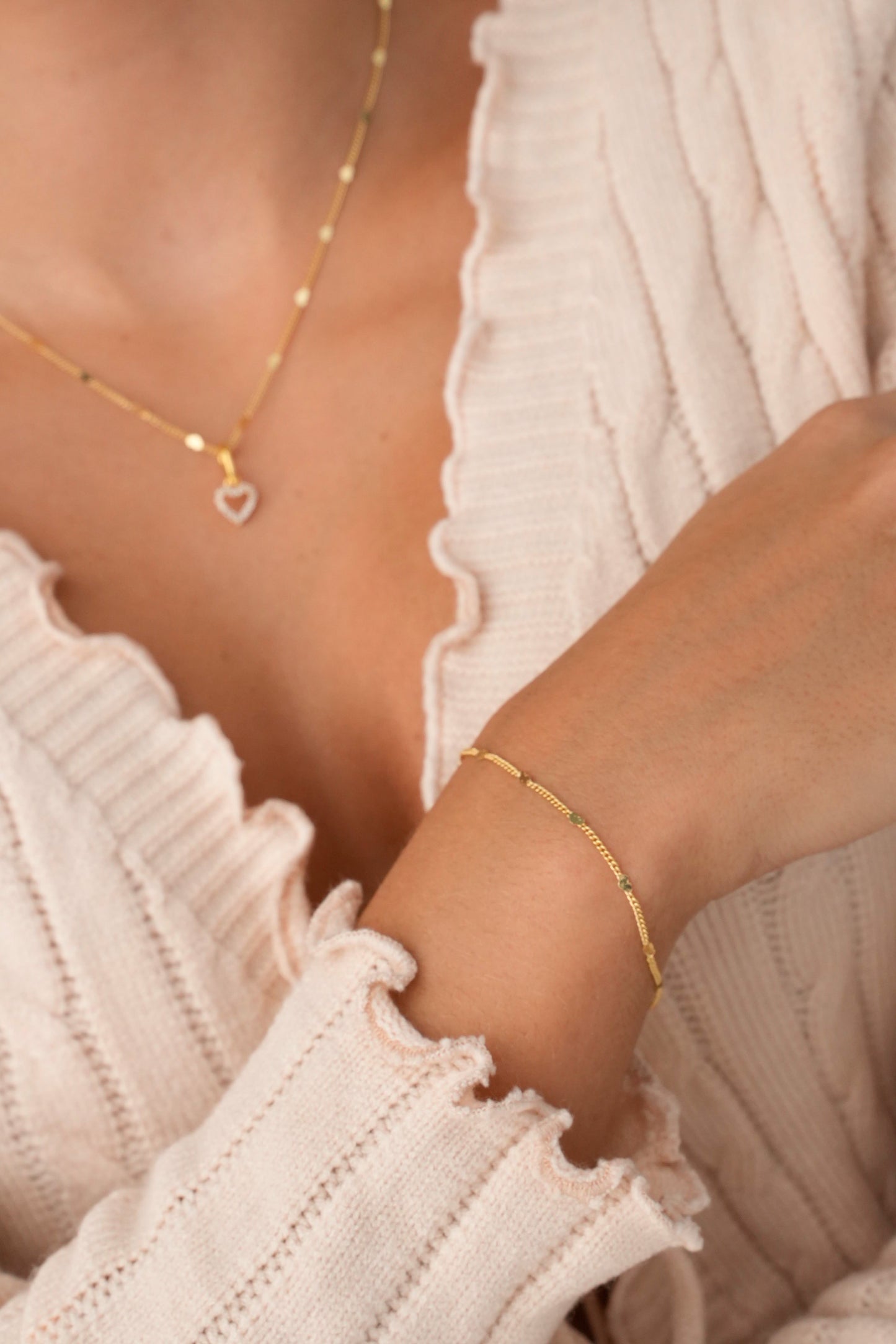 Pulsera Cubana In Love 16 cms + Extensor