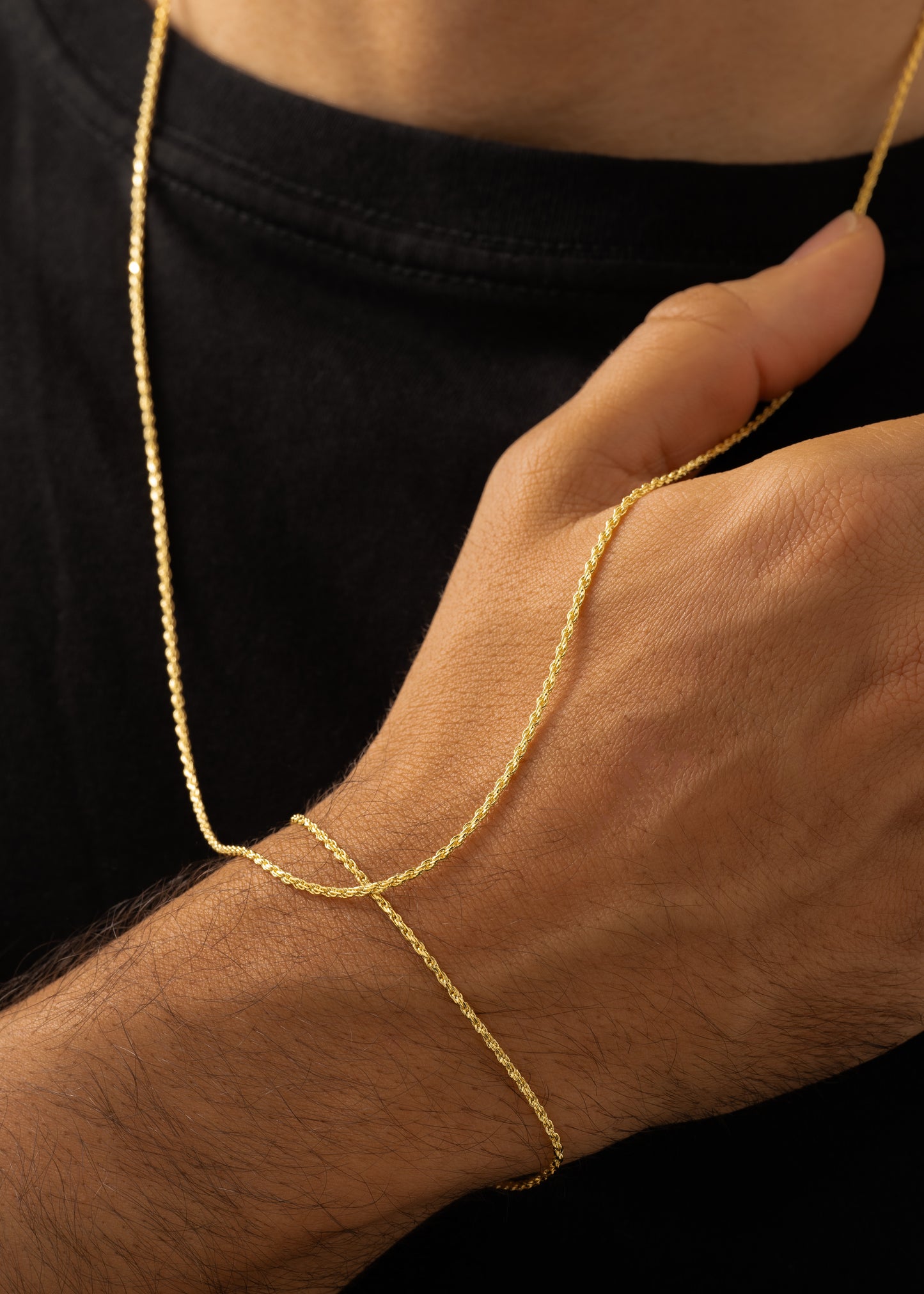 Cadena Lazo Diamantado 1.7 mm 65 cms