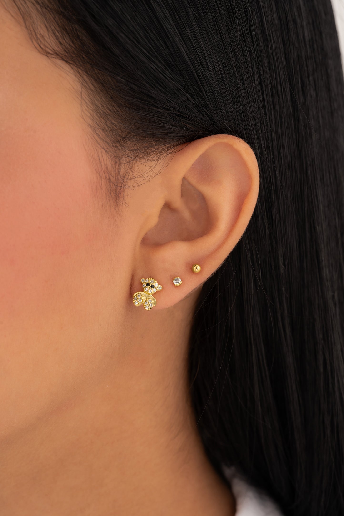 Arete Osito Circonias