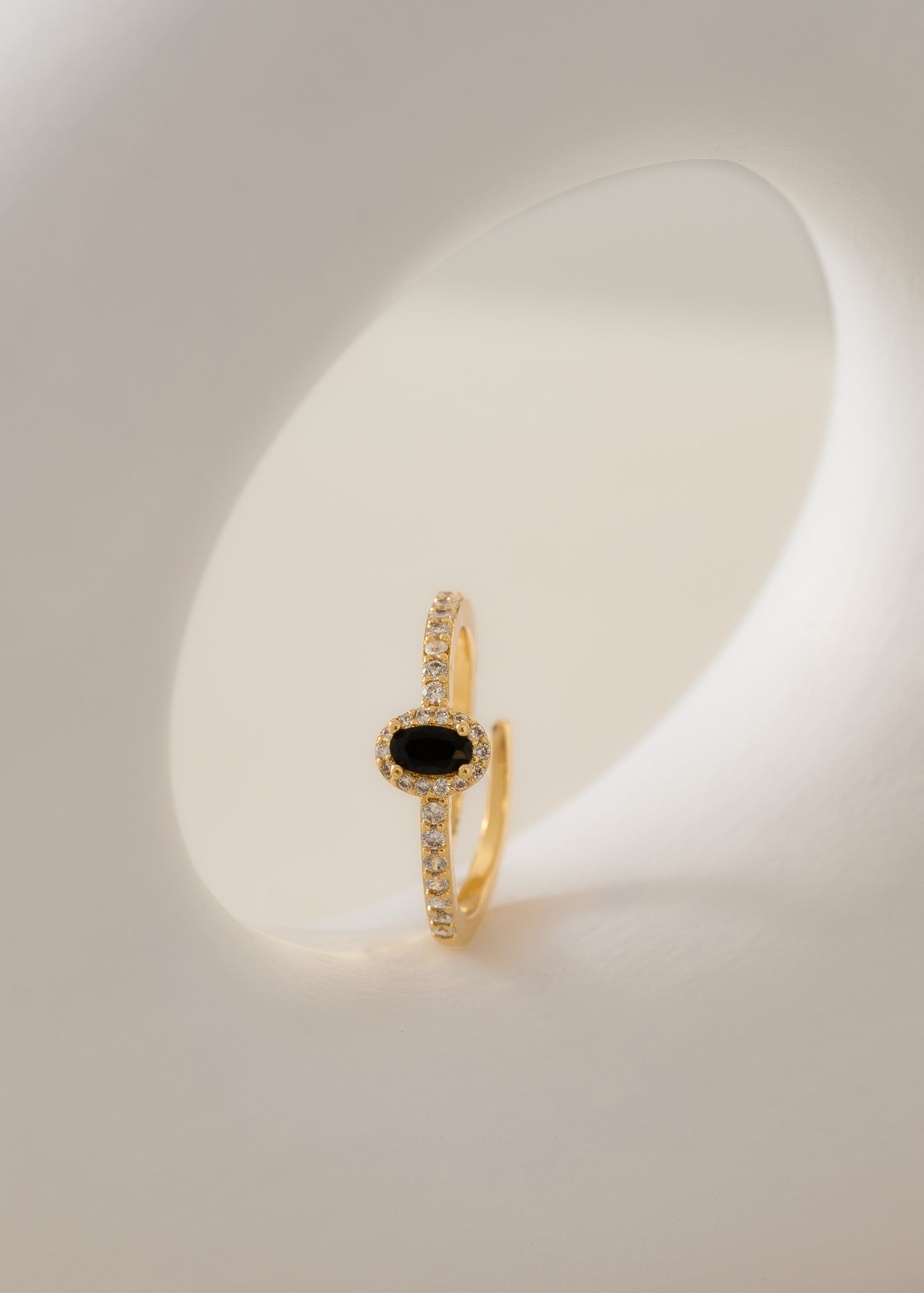 Anillo Dynasty Negro Ajustable