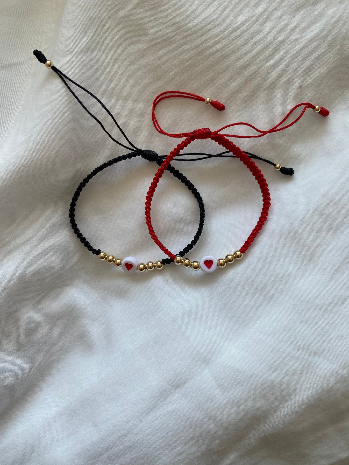 Pulsera Pareja Corazón x2