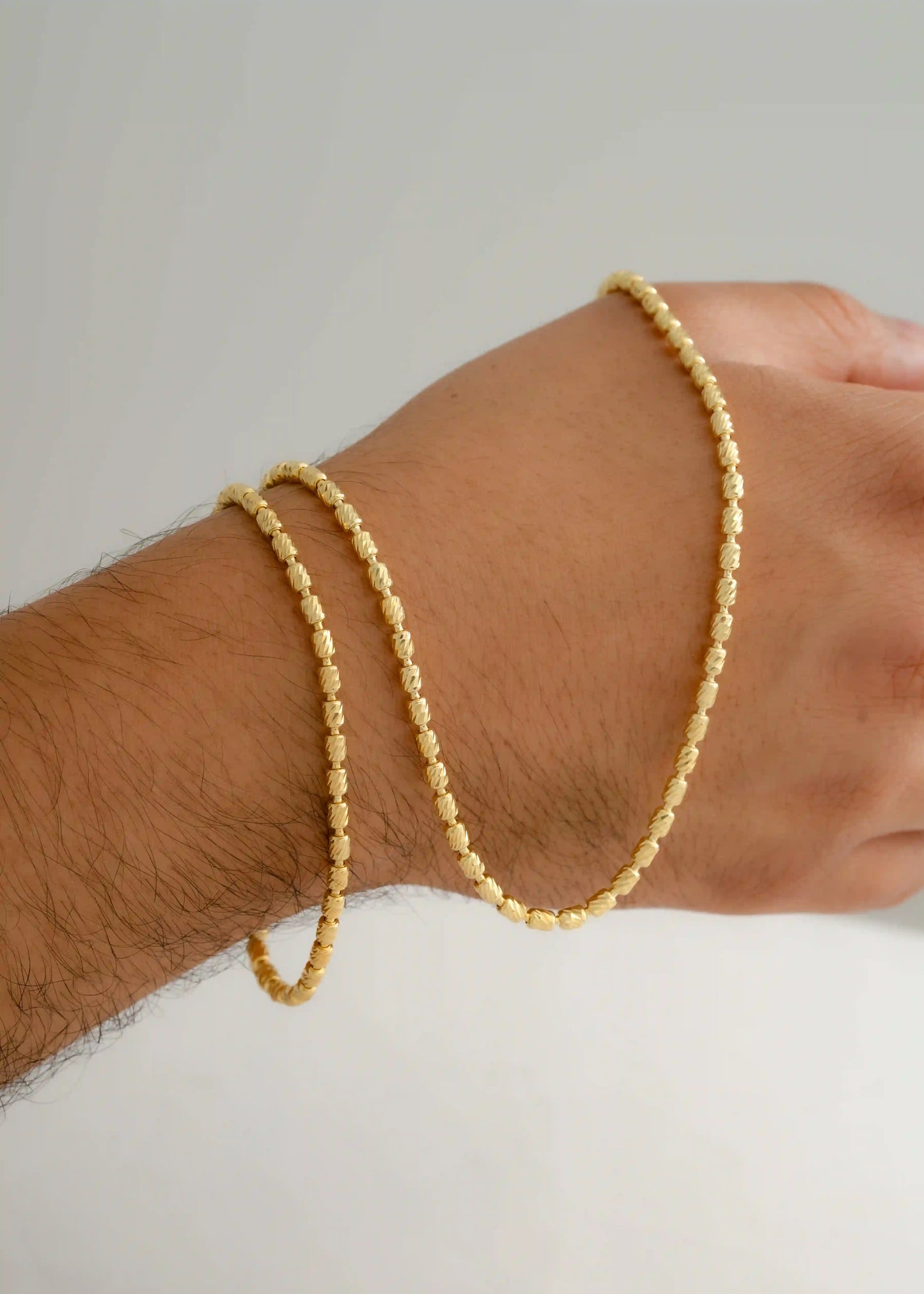 Pulsera Barril italy 3 mm 19.5 Cms