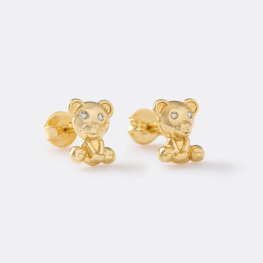 Arete Osito Teddy