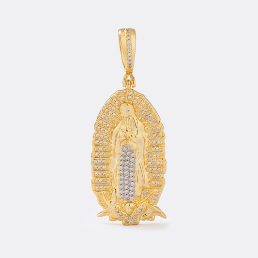 Dije Nuestra Señora de Guadalupe Circonias