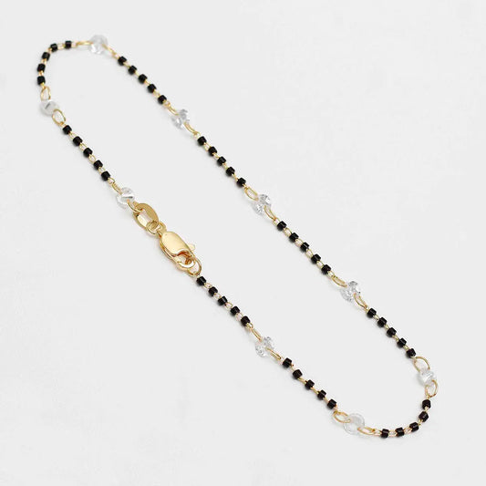 Tobillera Circonia bicolor  24.5cm