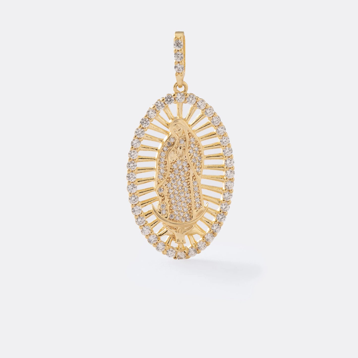 Dije Virgen Guadalupe Swarovski