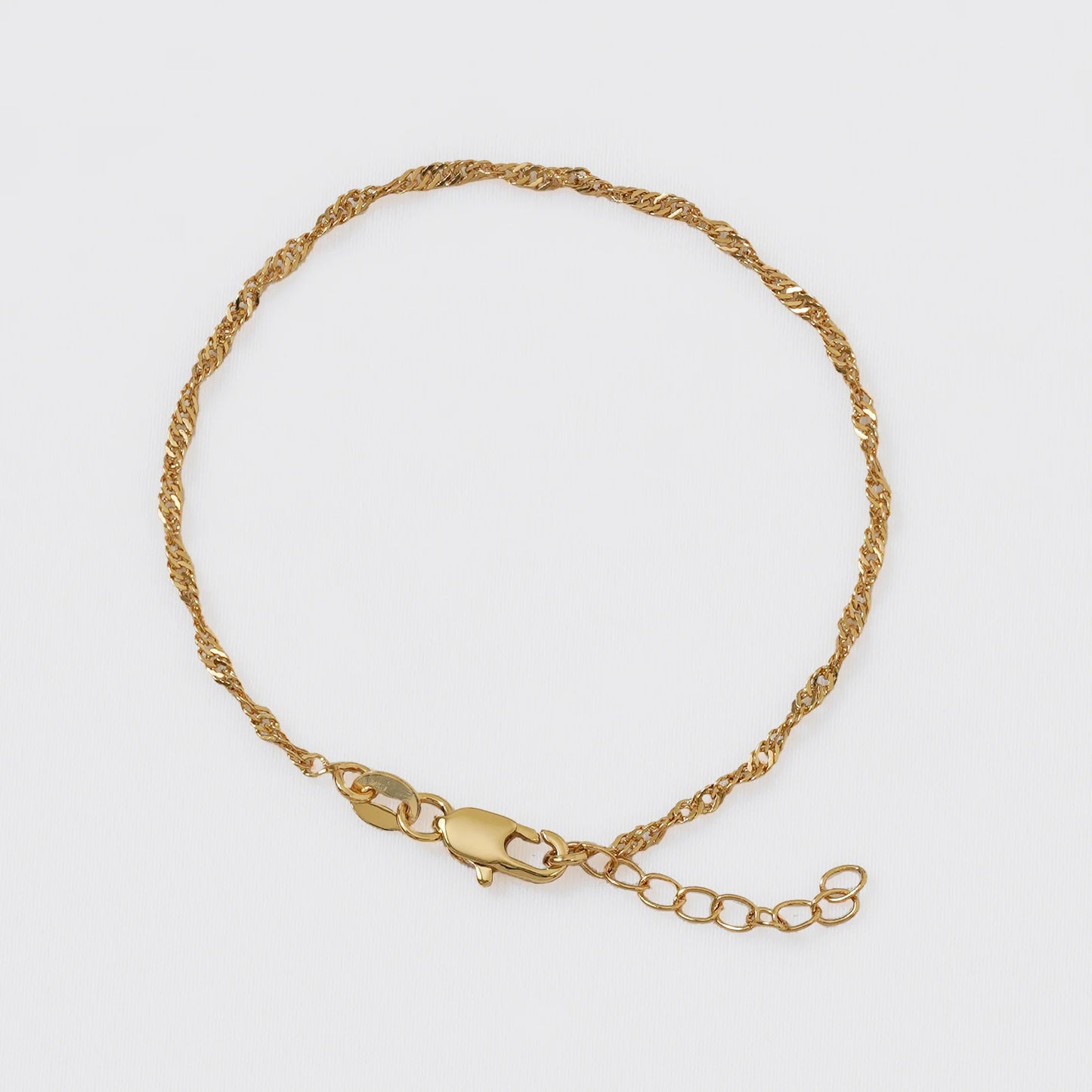 Pulsera Singapur 16 cms + Extensor 1.5 mm