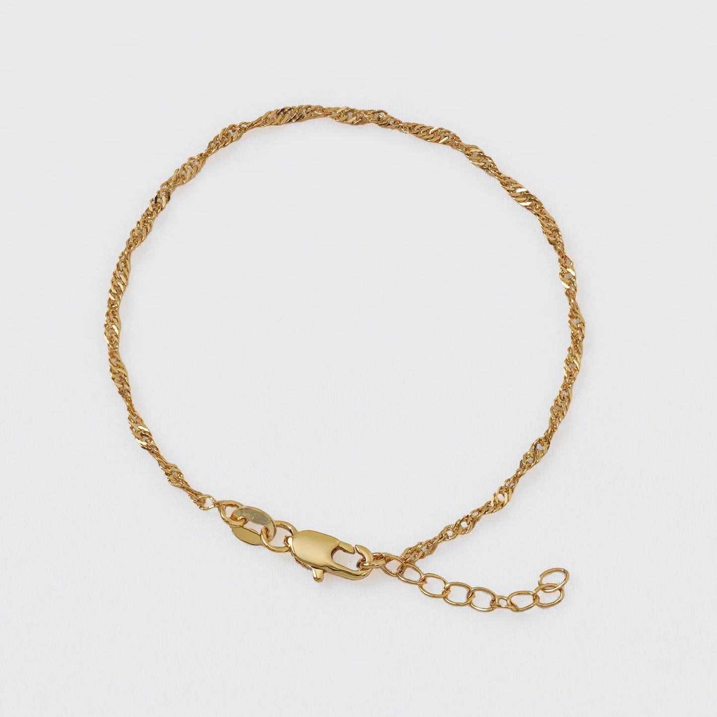 Pulsera Singapur 16 cms + Extensor 1.5 mm
