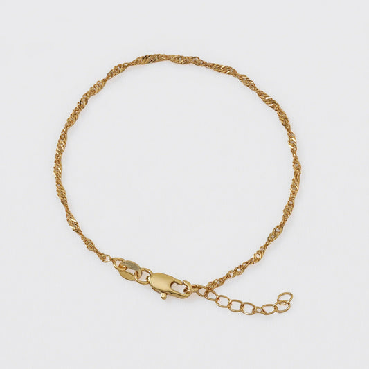 Pulsera Singapur 16 cms + Extensor 1.5 mm