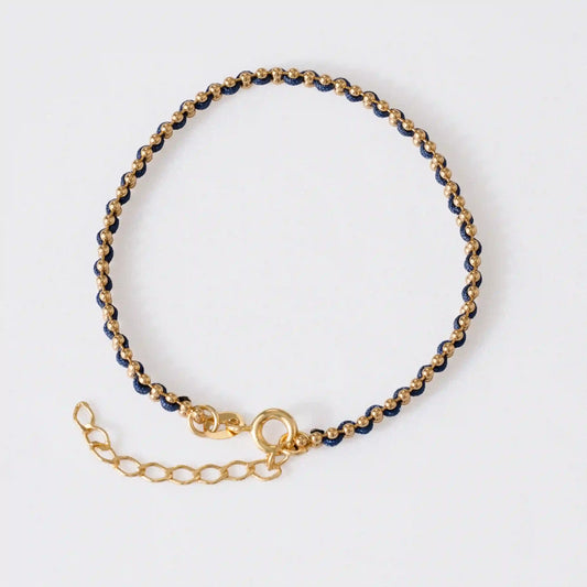 Pulsera Hilo Laminado 15 Cms + Extensor