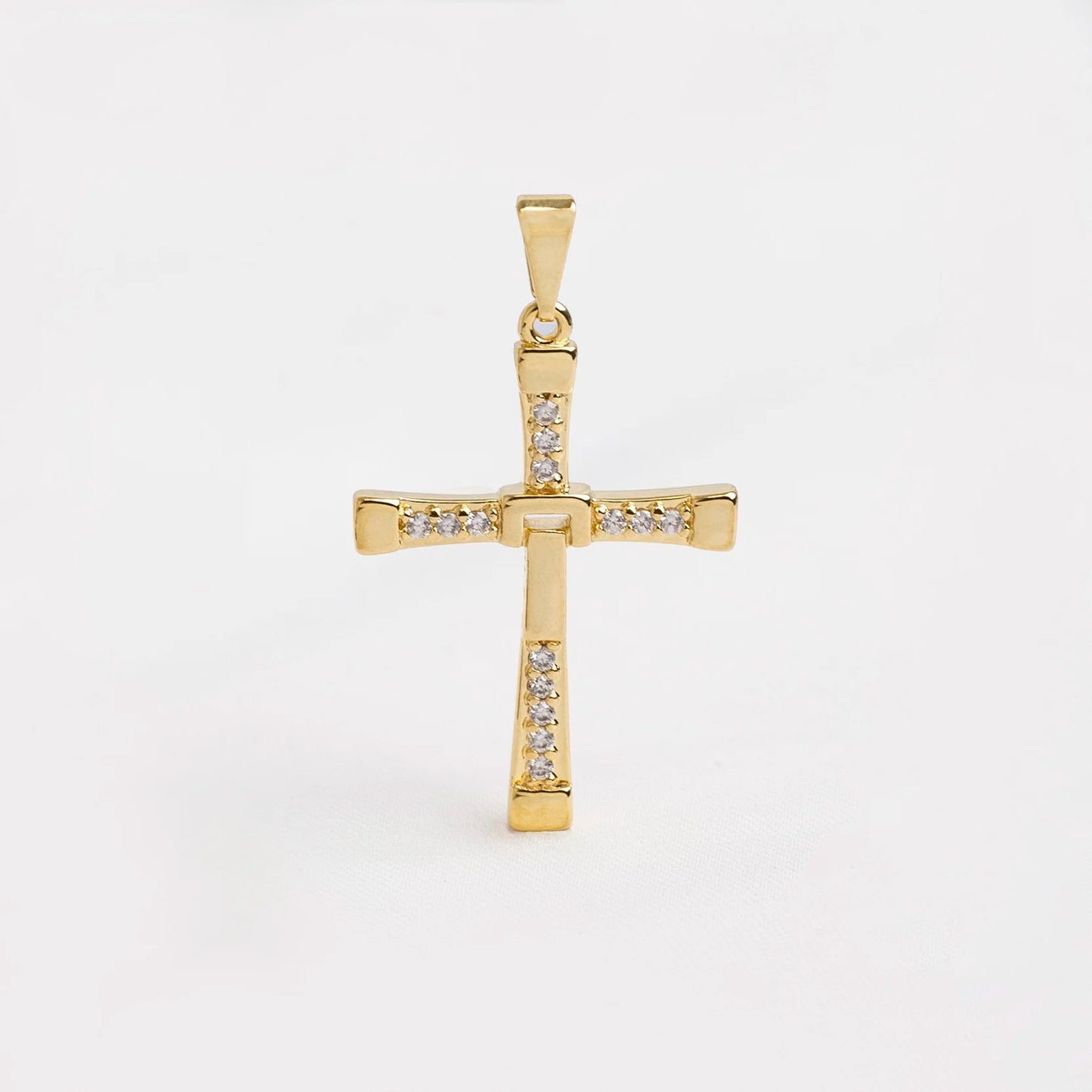 Dije Cruz Toretto 3.1 Cms Cristal