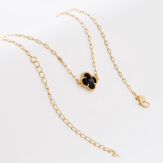 G VCadena Negro 42 Cms + Extensor