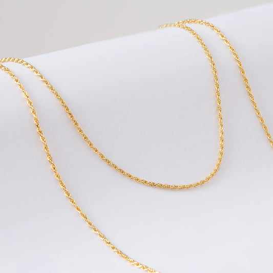 Cadena Lazo Diamantado 1.7 mm 65 cms