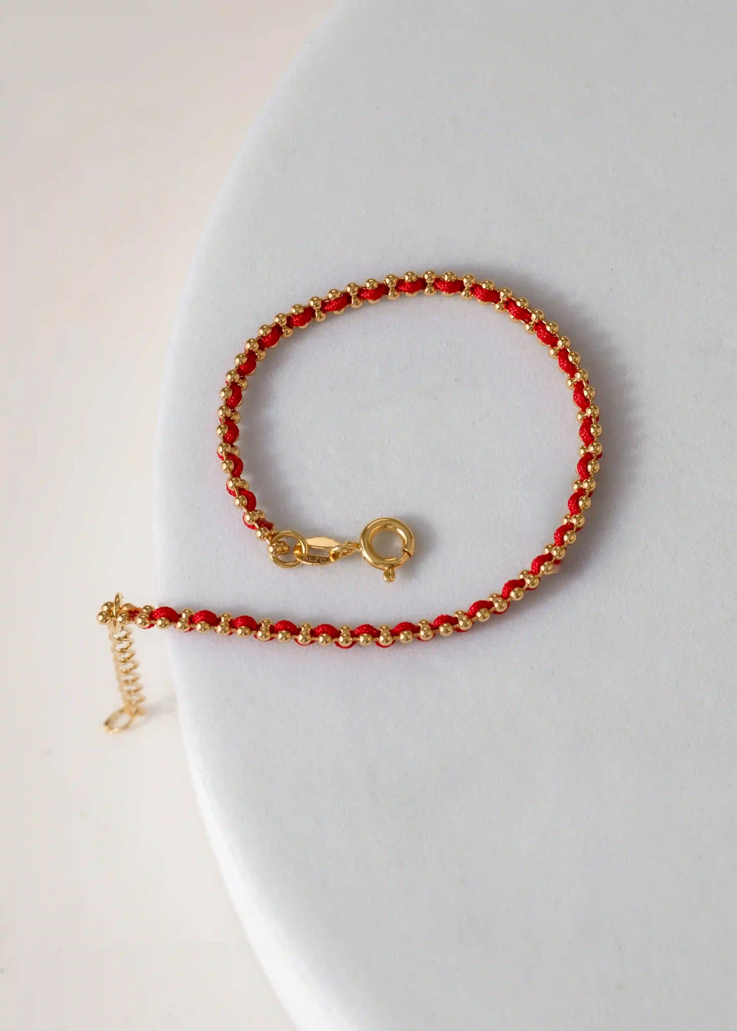 Pulsera Hilo Laminado 15 Cms + Extensor