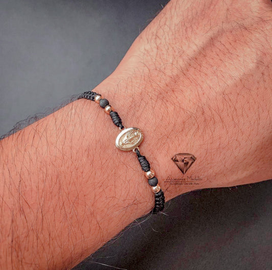 Pulsera Hombre H. Virgen Milagrosa